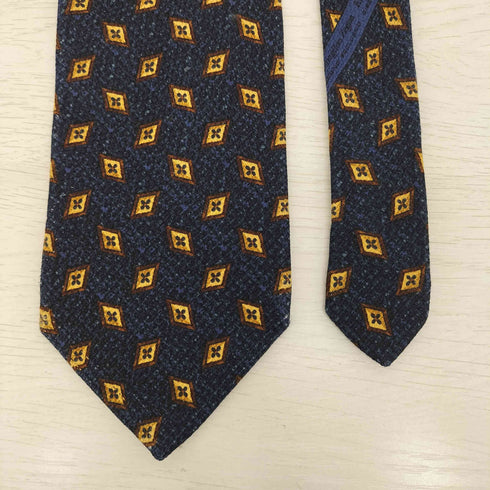 エルメネジルドゼニア Ermenegildo Zegna 総柄 シルク ネクタイ メンズ